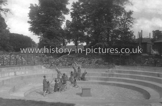 Open Air Theatre, County High School for Girls, Church Hill, Walthamstow, London. c.1920's